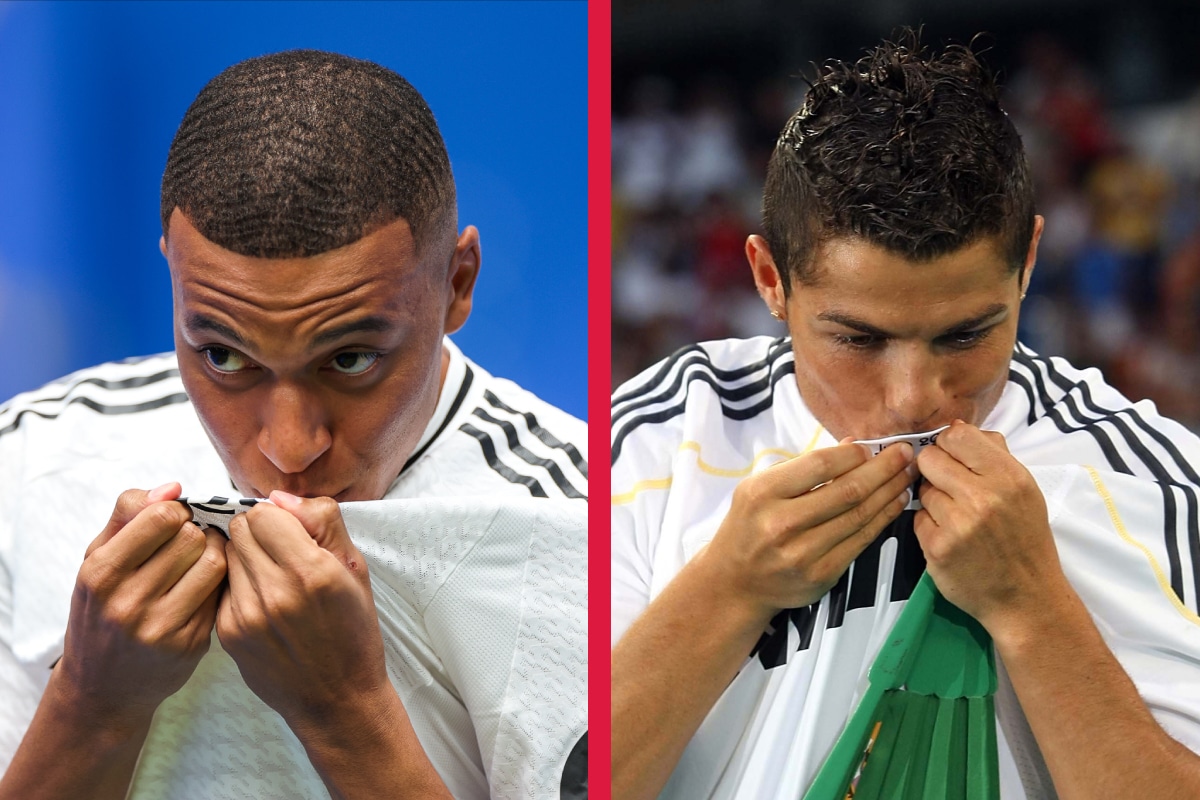 Fichajes Real Madrid: los parecidos entre la presentación de Mbappé y Cristiano Ronaldo y el sorprendente español de Kiki