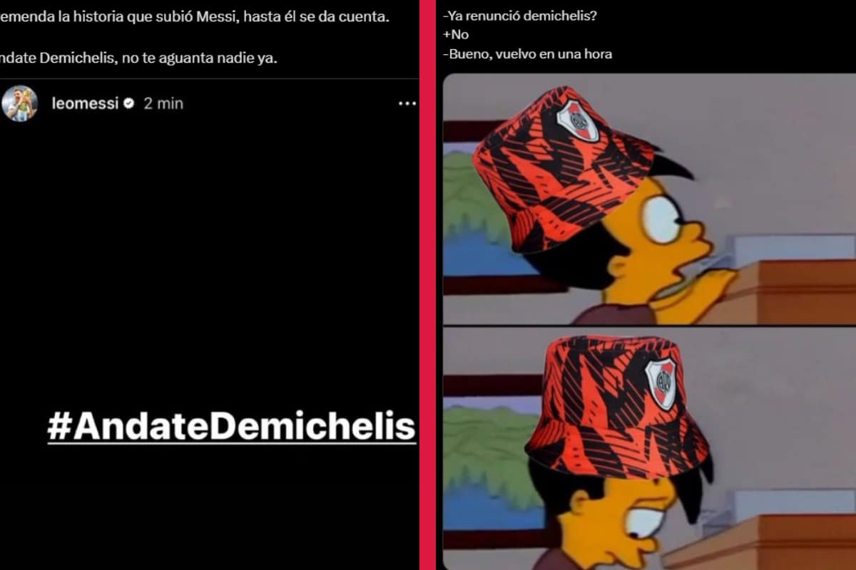 Los mejores memes por la posible renuncia de Demichelis en River