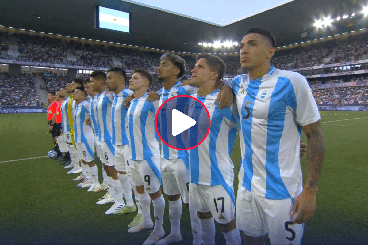 Juegos Olímpicos fútbol: la repudiable actitud de Francia en el himno de Argentina