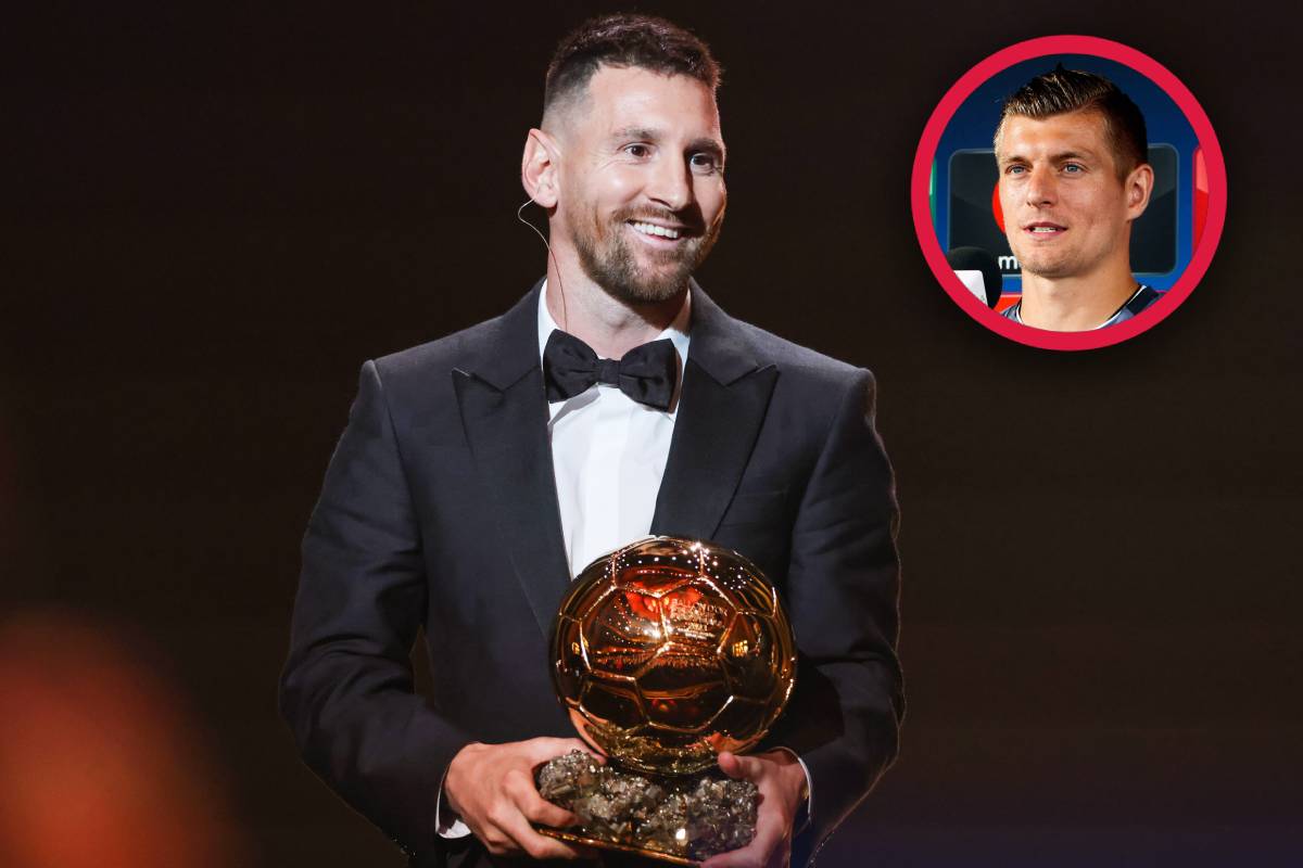 Tony Kroos cuestionó el último Balón de Oro de Lionel Messi