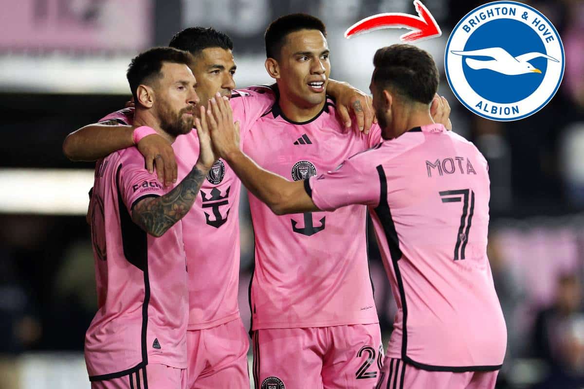 ¡Por 17 millones! Brighton se lleva a un compañero de Messi en Inter Miami