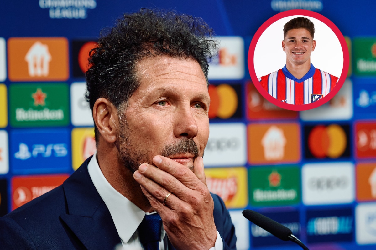 El rol “clave” de Diego Simeone en el fichaje de Julián Álvarez al Atlético Madrid