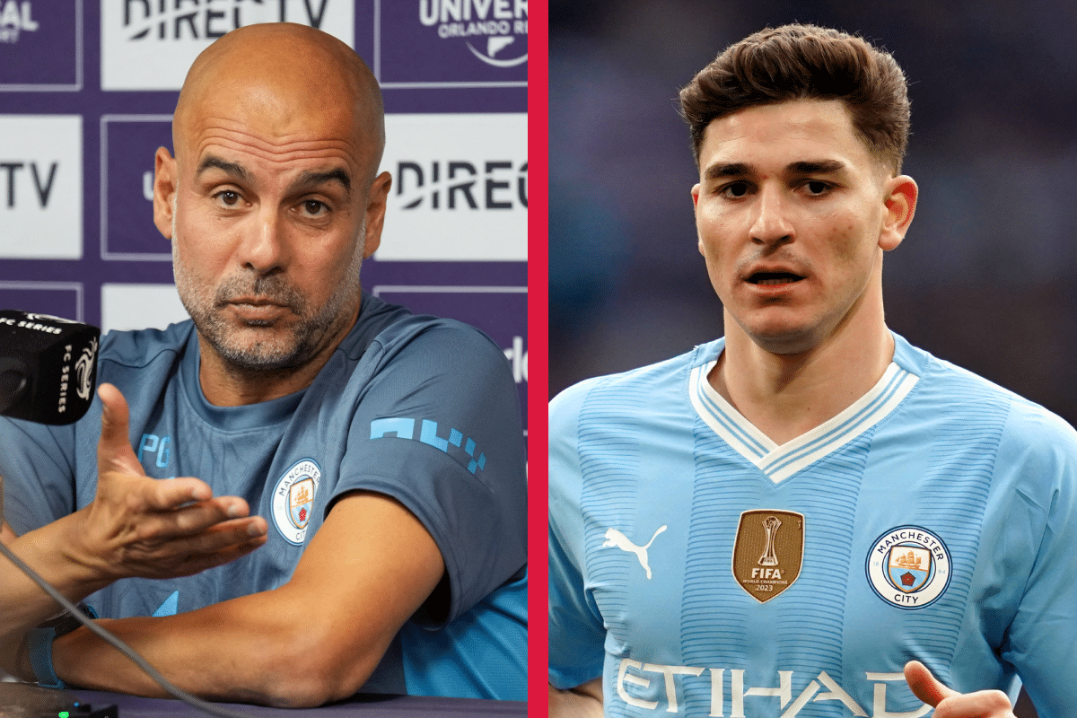 “Espero que pueda encontrar…”: la sentida despedida de Pep Guardiola a Julián Álvarez