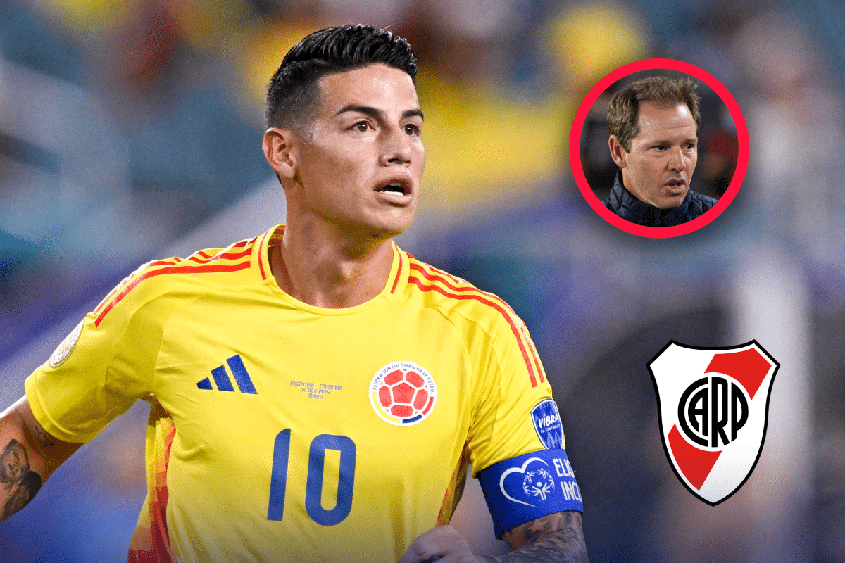 Mercado de pases River: la tajante frase de Brito sobre James Rodríguez