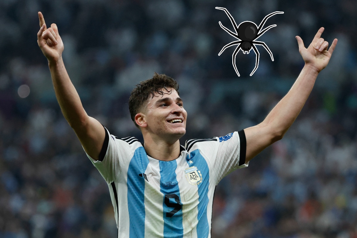 ¿Por qué le dicen La Araña a Julián Álvarez?