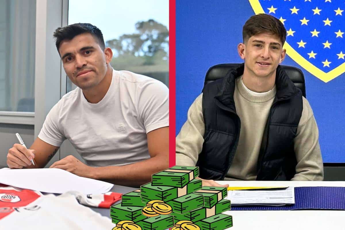 Mercado de pases: las grandes diferencias entre los refuerzos de River y Boca