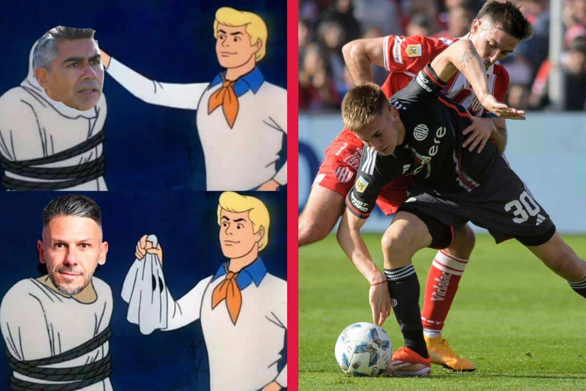 Los mejores memes del empate de River ante Unión por la Liga Profesional de Fútbol 2024