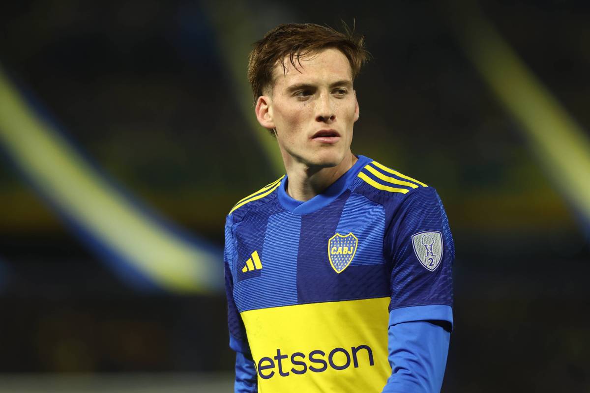 Jabes Saralegui, posible fichaje de Cruzeiro, jugando en Boca