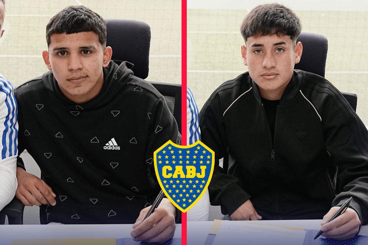 ¿Quiénes son Leonel Flores y Tomás Aranda, los juveniles que firmaron su primer contrato con Boca?