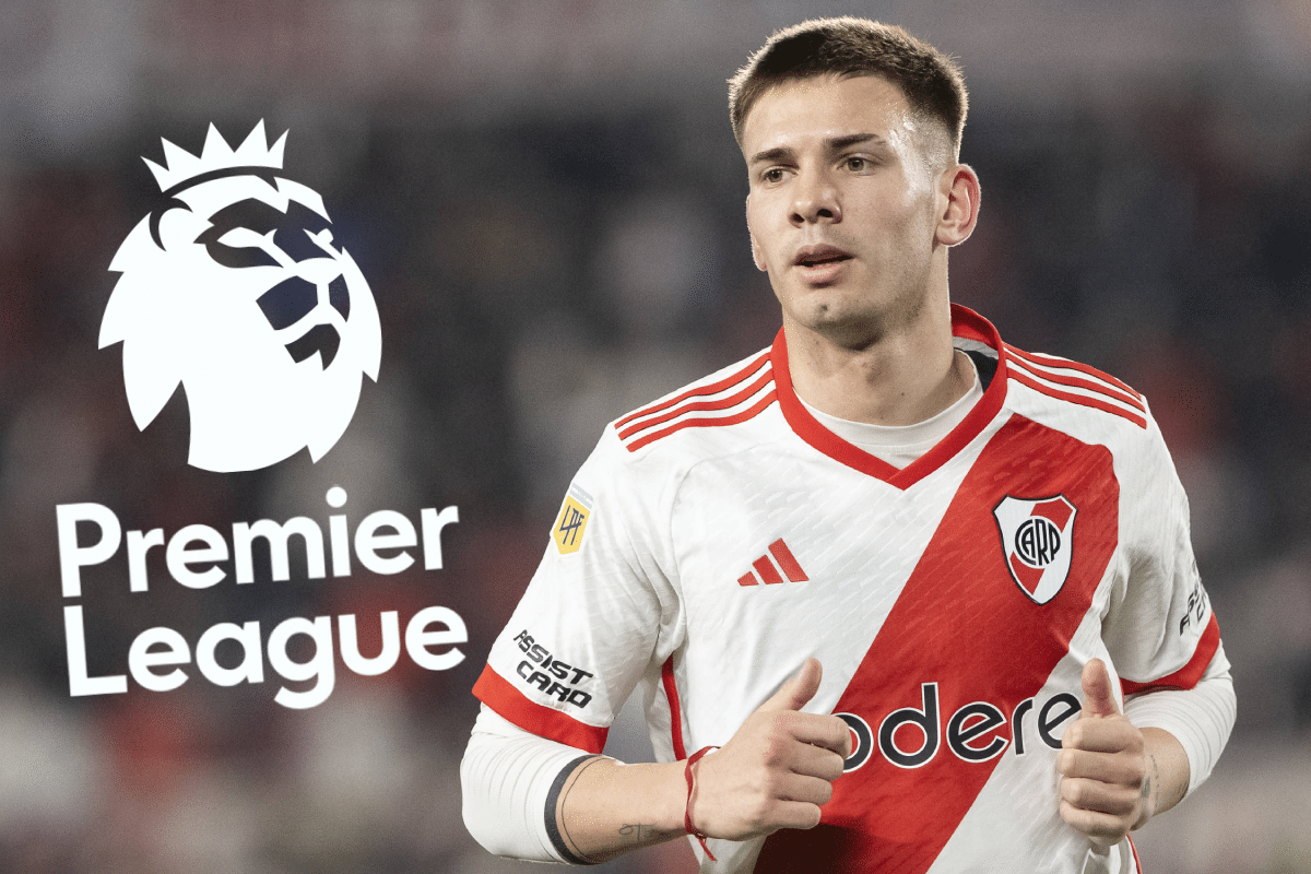 Mercado de pases River: los 2 equipos de la Premier League que quieren a Franco Mastantuono