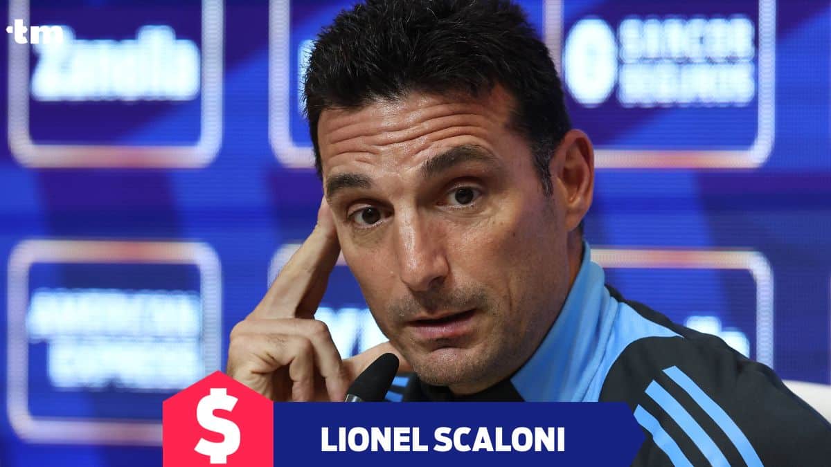 ¿Cuál es el sueldo de Lionel Scaloni como técnico de la Selección Argentina?