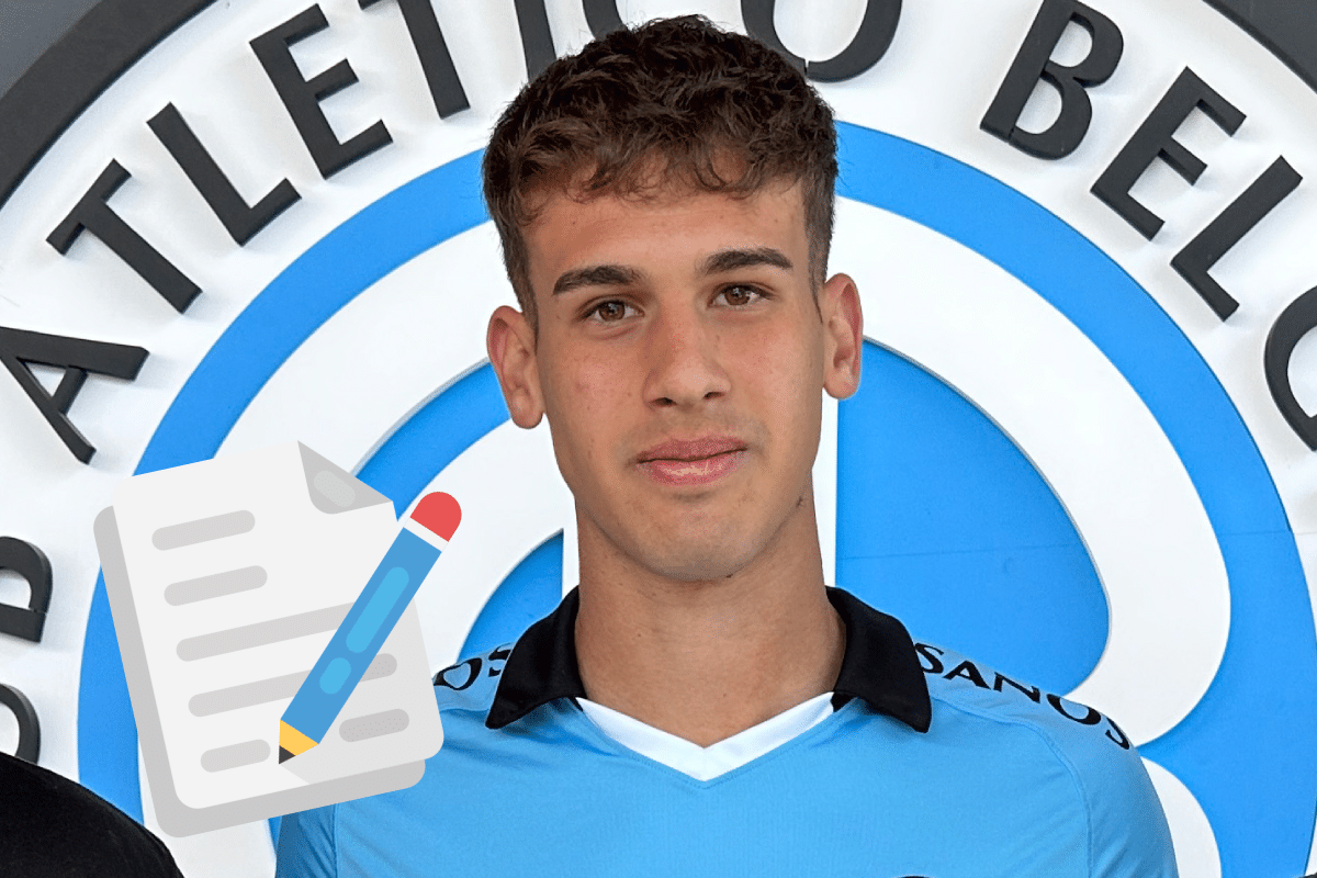 Refuerzos Belgrano: quién es Lucas Bernabéu, el defensor que firmó su primer contrato con el Pirata