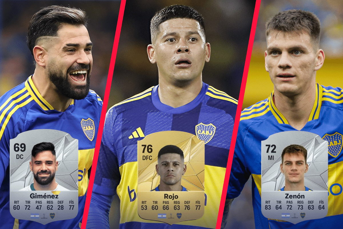 Las habilidades de los jugadores de Boca según las cartas del EA Sports FC 25