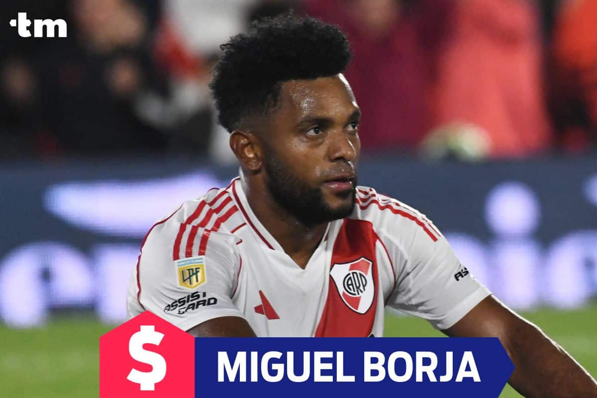 ¿Cuánto gana Miguel Borja en River?