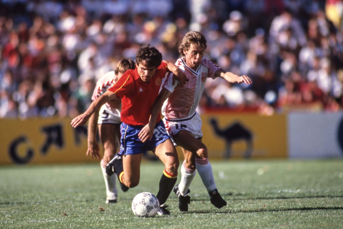 España y Dinamarca, cara a cara en el Mundial 1986