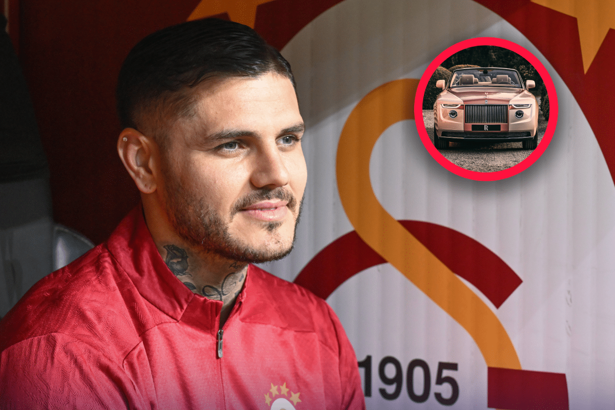 El imponente auto Rolls-Royce de Mauro Icardi