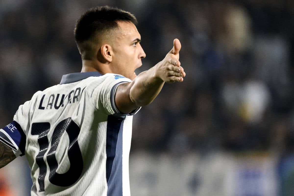 Lautaro Martinez of FC Internazionale reacts during the Serie A football match between Empoli FC and FC Internazionale a