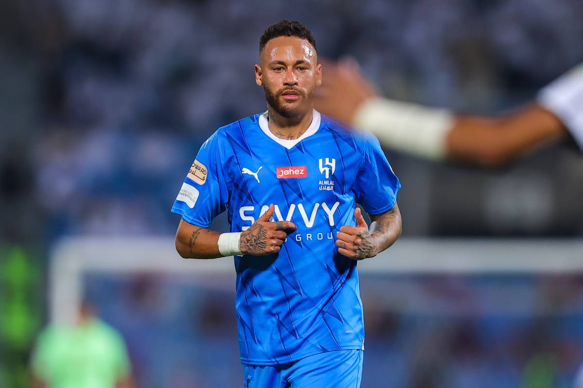 Neymar Jr con la camiseta de Al Hilal