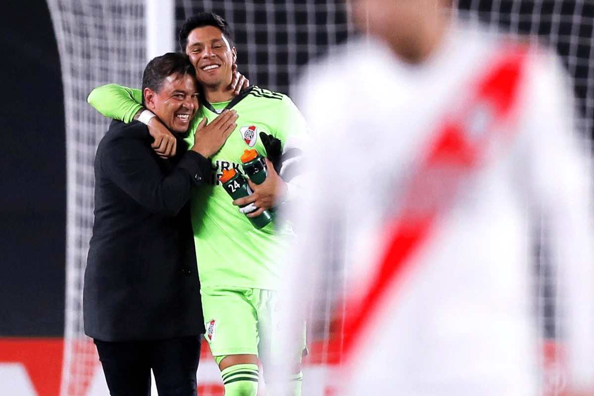 Marcelo Gallardo y Enzo Pérez, dos amigos que podrían volver a compartir tiempo en River