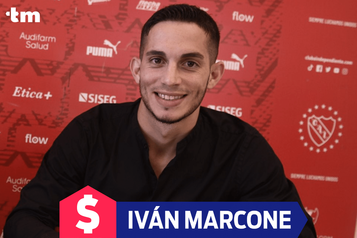 ¿Cuánto gana Marcone en Independiente?