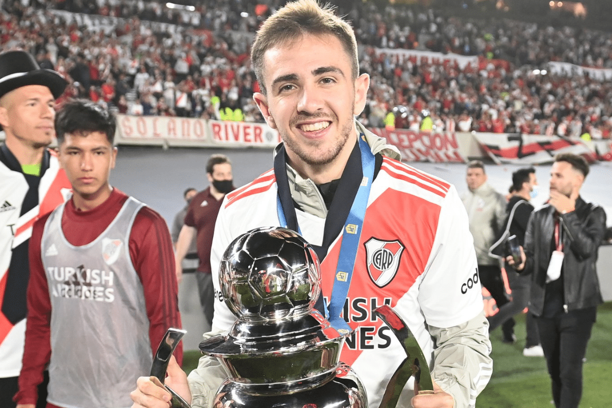 Felipe Peña Biafore, campeón con River de la LPF 2021