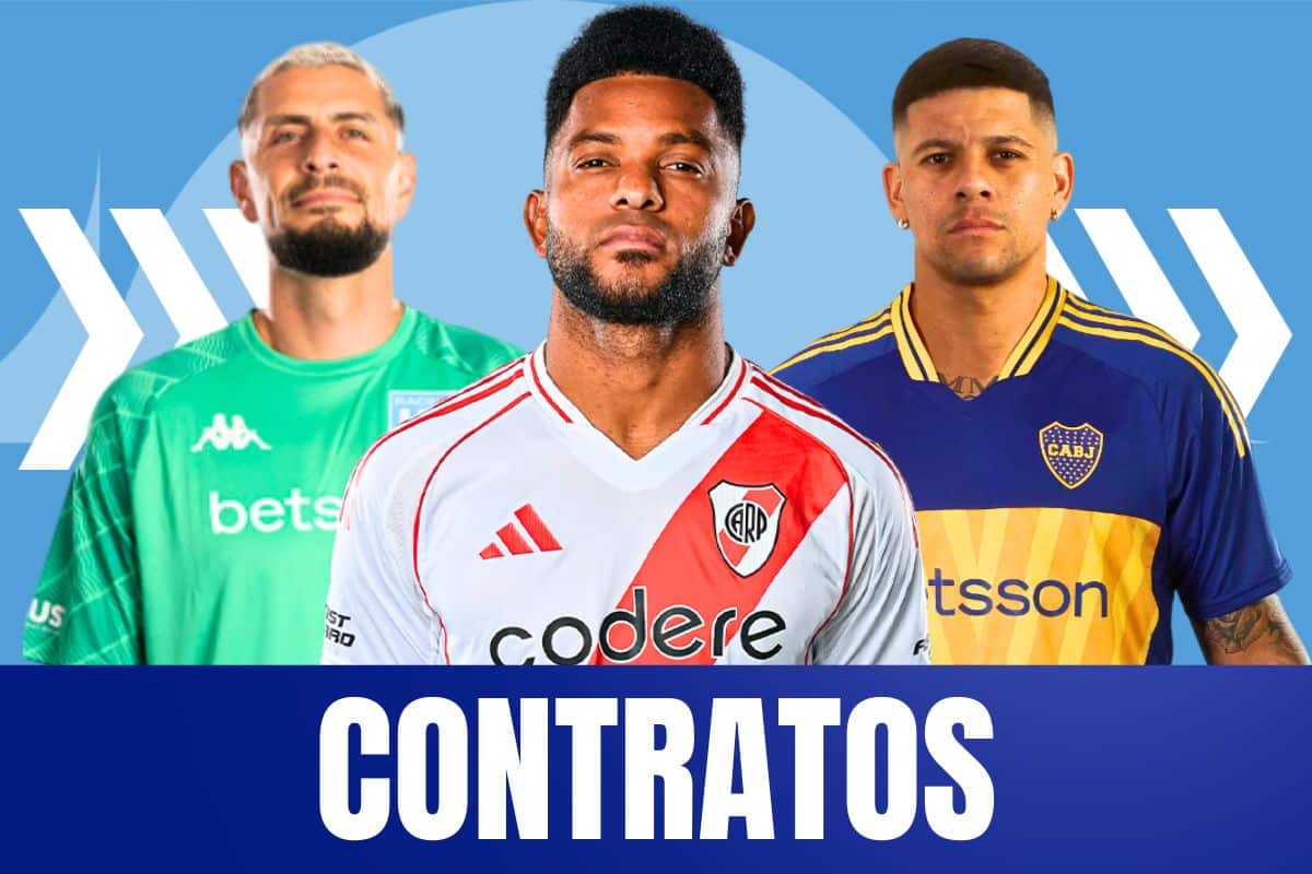 Liga Profesional: los jugadores del fútbol argentino que terminan contrato en 2025