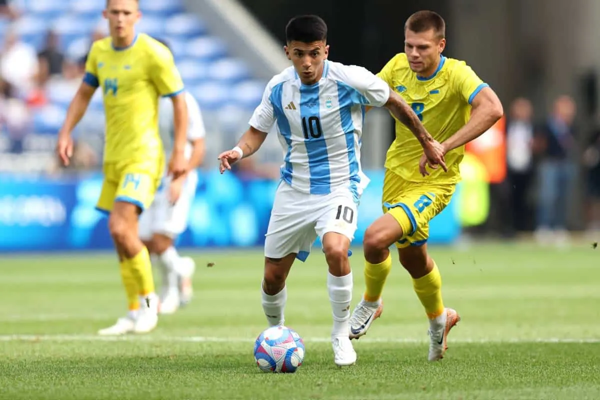 Thiago Almada, figura de la Selección Argentina Sub-23