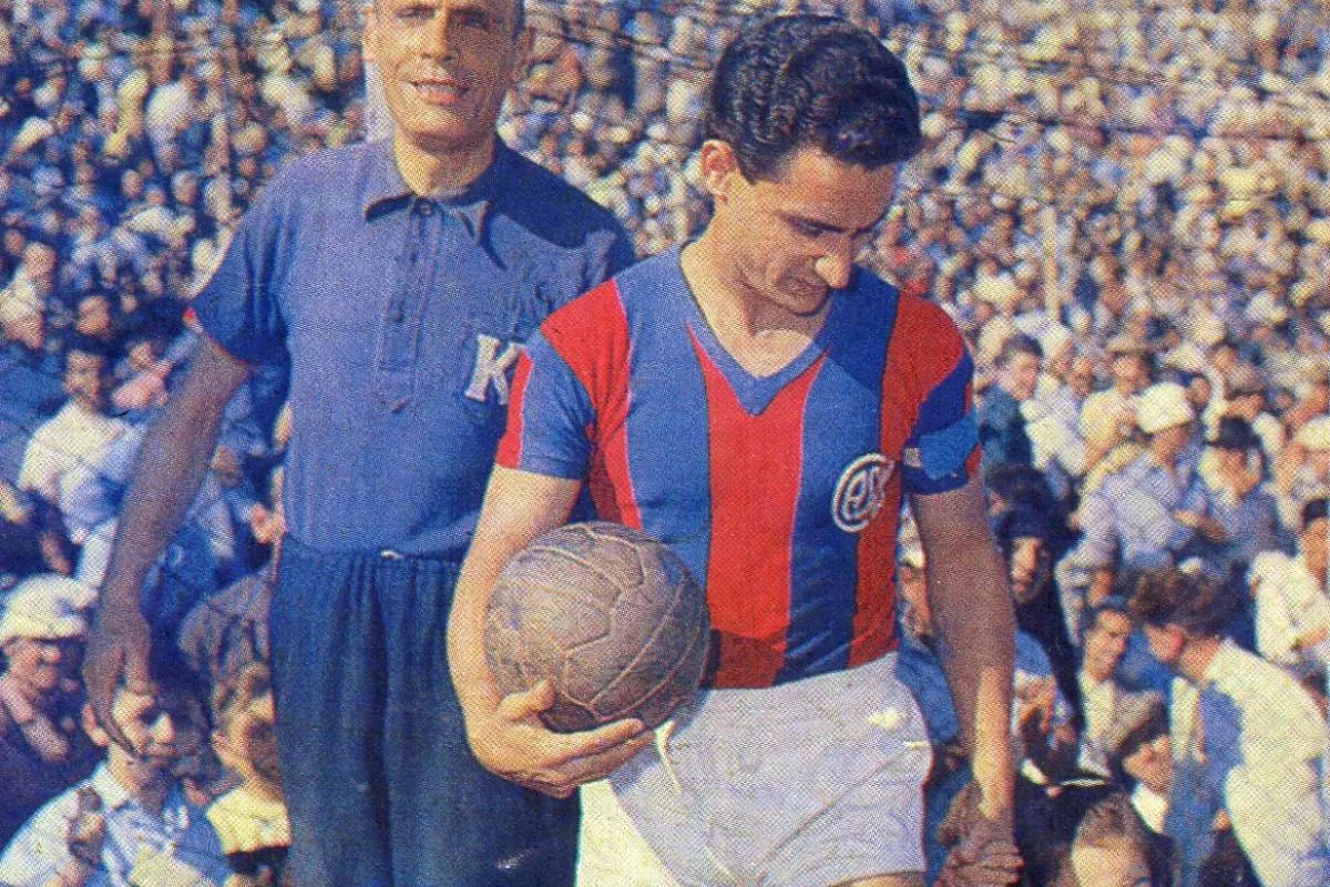 José Nene Sanfilippo jugando en San Lorenzo