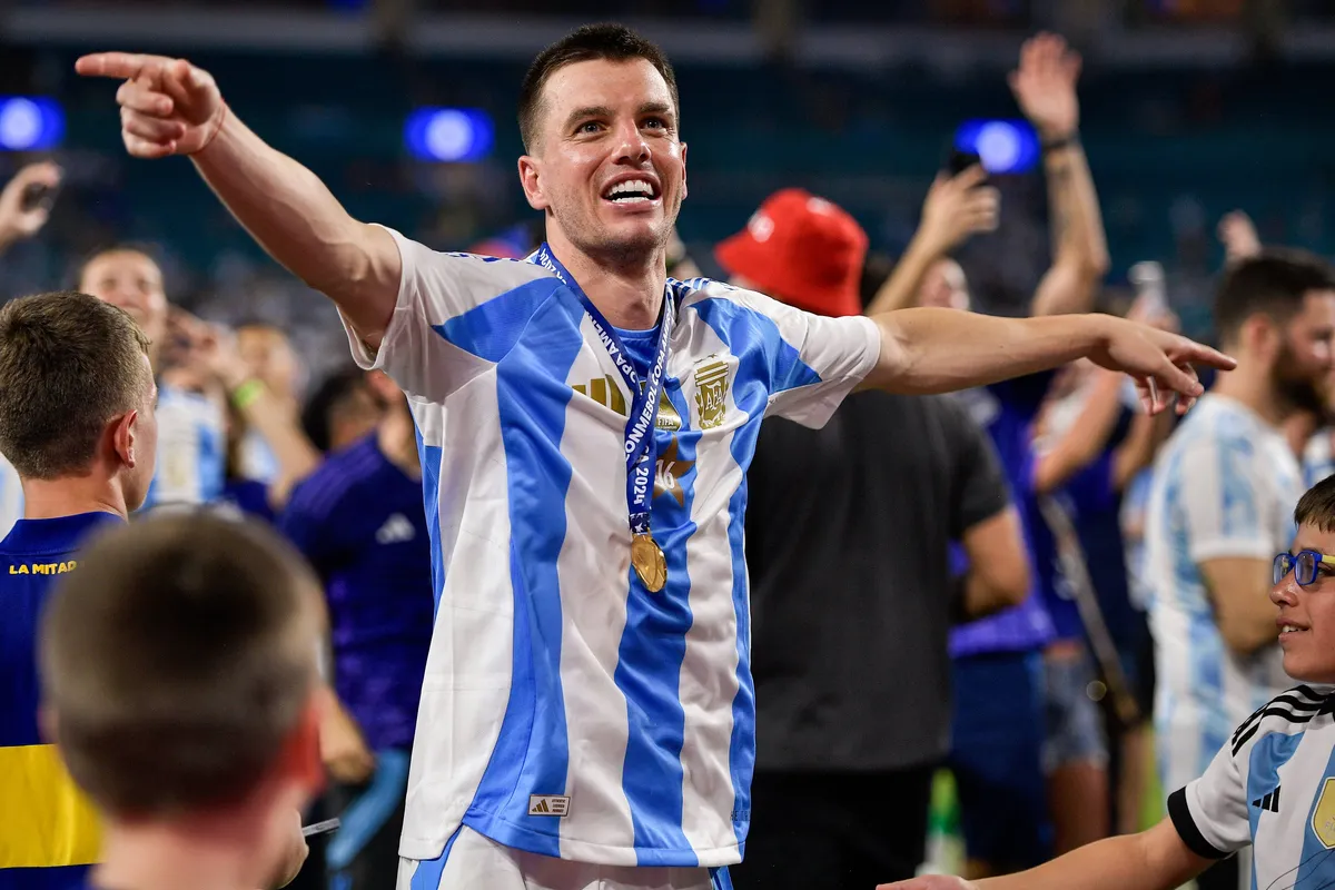 2024-07-15 Argentina v Colombia – CONMEBOL Copa America USA 2024 MIAMI GARDENS, UNITED STATES – JULY 15: Giovani Lo Cels
