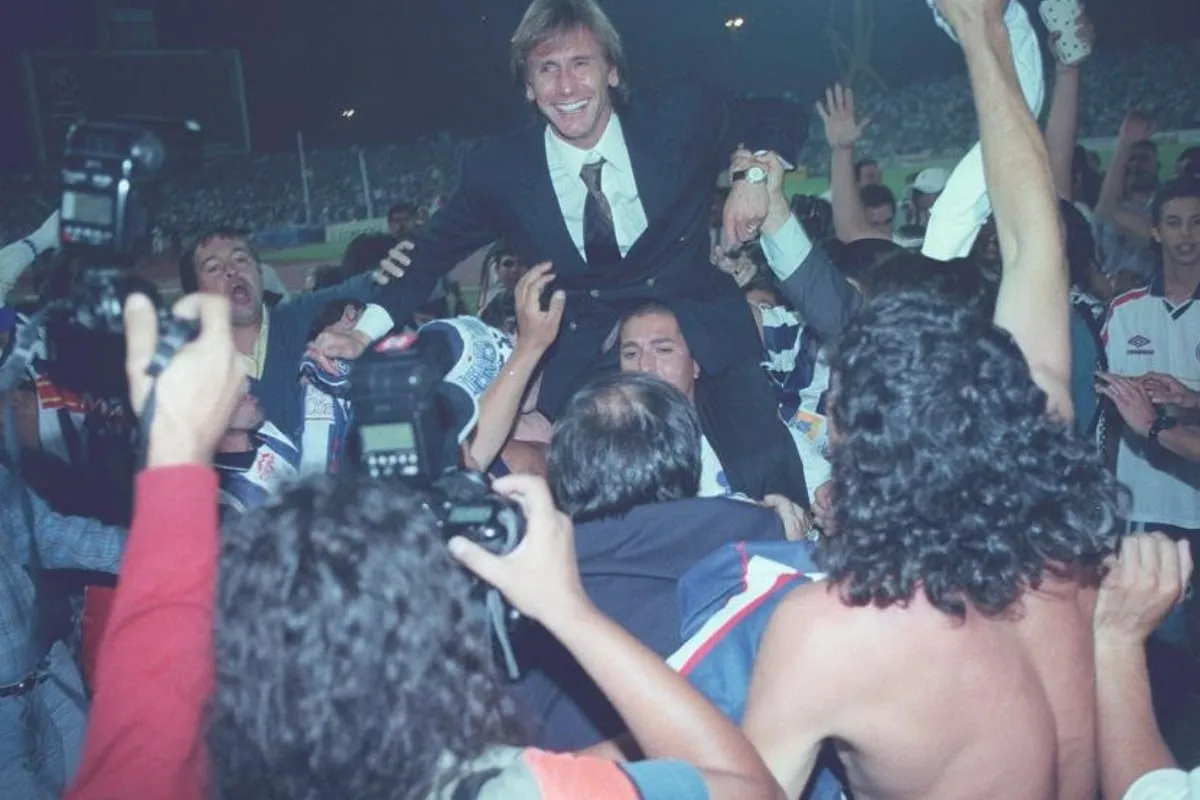 Ricardo Gareca, DT de Talleres que ganó la Copa Conmebol 1999