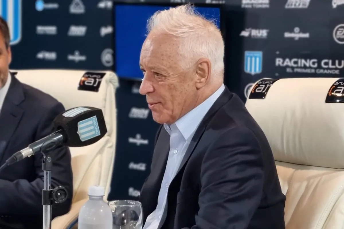 Víctor Blanco, presidente de Racing Club (Foto: Racing)