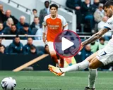 Presión alta, avivada y gol: Cristian Romero se hizo presente en el derby de Londres