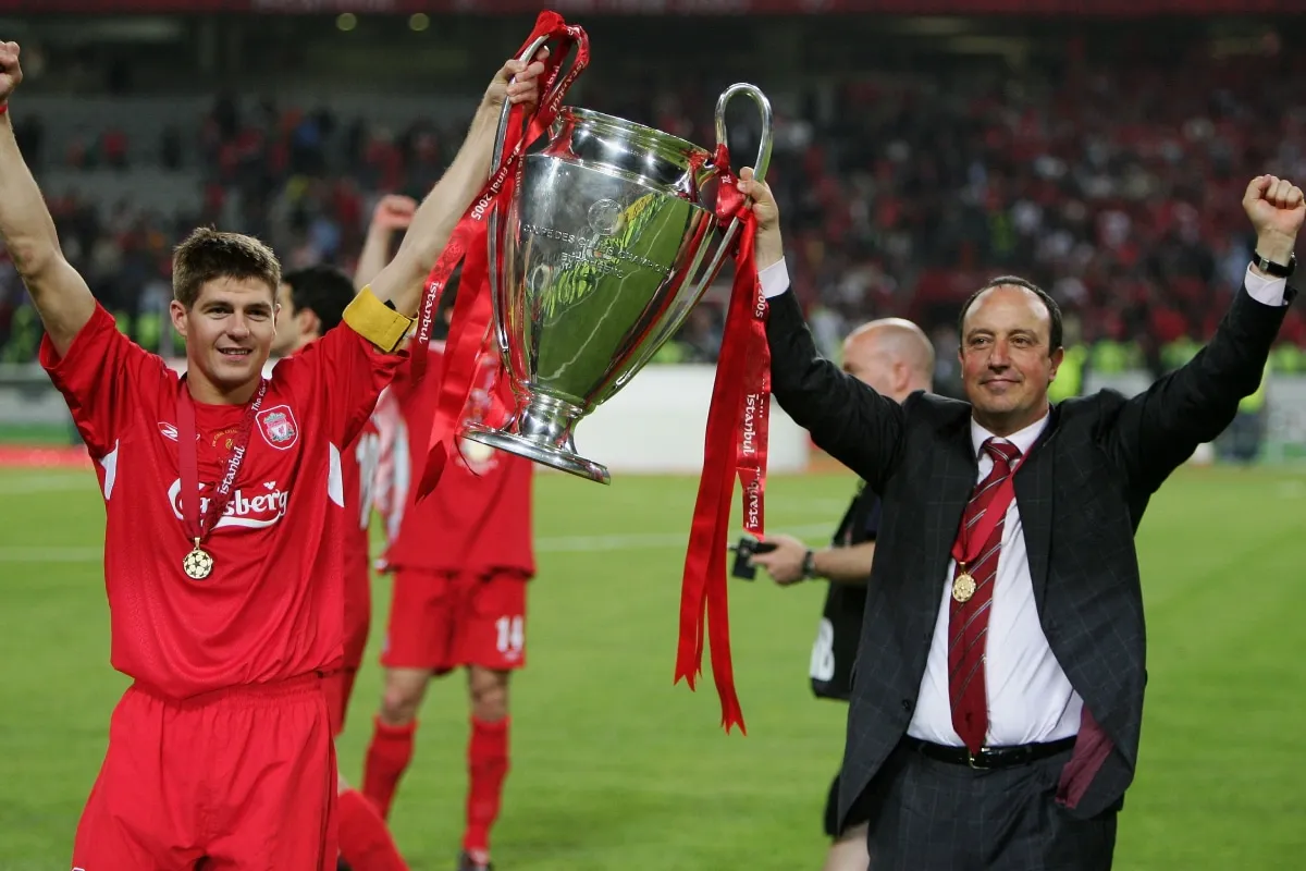 Rafa Benítez, campeón de la Champions con Liverpool