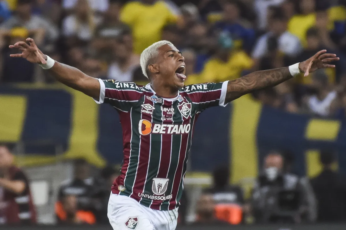 John Kennedy, el autor del tanto de Fluminense ante Boca en la final de Libertadores 2023
