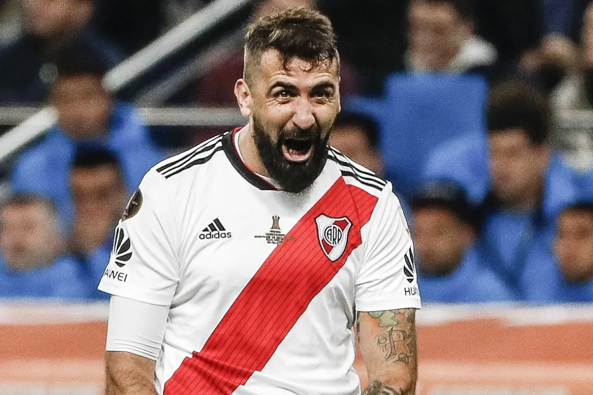 Lucas Pratto, en la final de la Libertadores 2018 entre River y Boca