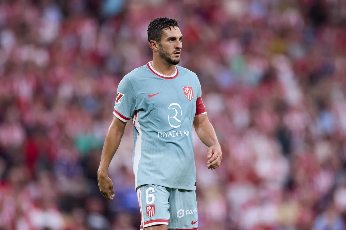 Athletic Club v Atletico de Madrid – LaLiga EA Sports Koke Resurreccion of Atletico de Madrid looks on during the LaLiga
