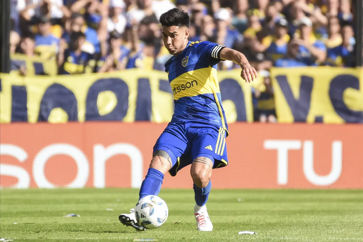 ARG: CA Boca Juniors v Newells. Liga Argentina. Date 13 Guillermo Pol Fernandez of Boca Juniors during the Liga Argenti