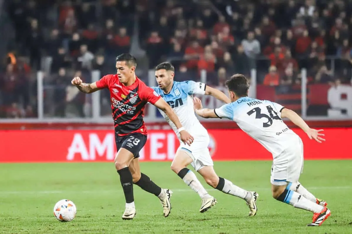 Racing y Athletico Paranaense, cara a cara en la Copa Sudamericana 2024