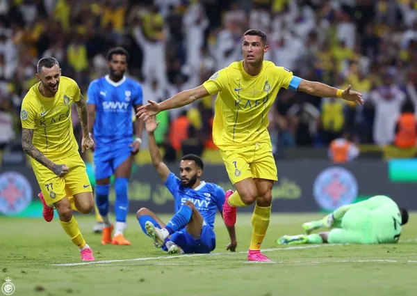 Cristiano Ronaldo frente a Al Hilal (Foto: Al-Nassr)