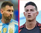 Copa América: el historial de Lionel Messi contra James Rodríguez