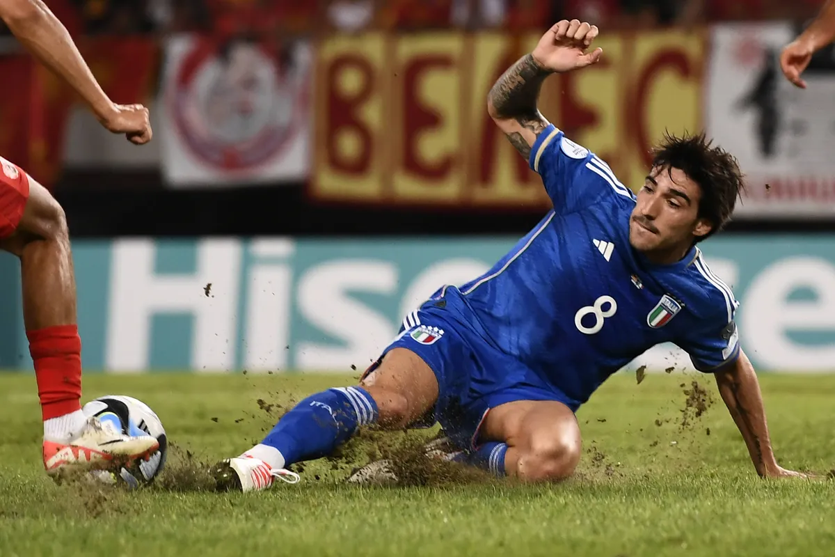 Foto Fabio Ferrari/LaPresse 9 Settembre 2023 – Skopje, Macedonia – calcio – Macedonia Vs Italia – Qualificazioni Euro 20