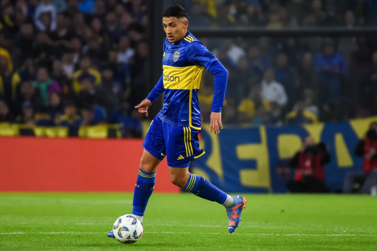ESP: Boca Juniors and CA Lanus. Liga Argentina. Date 6 Ezequiel Fernandez of Boca Juniors during the Liga Argentina matc