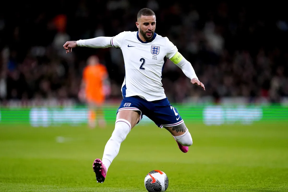 Kyle Walker, capitán de la selección de Inglaterra