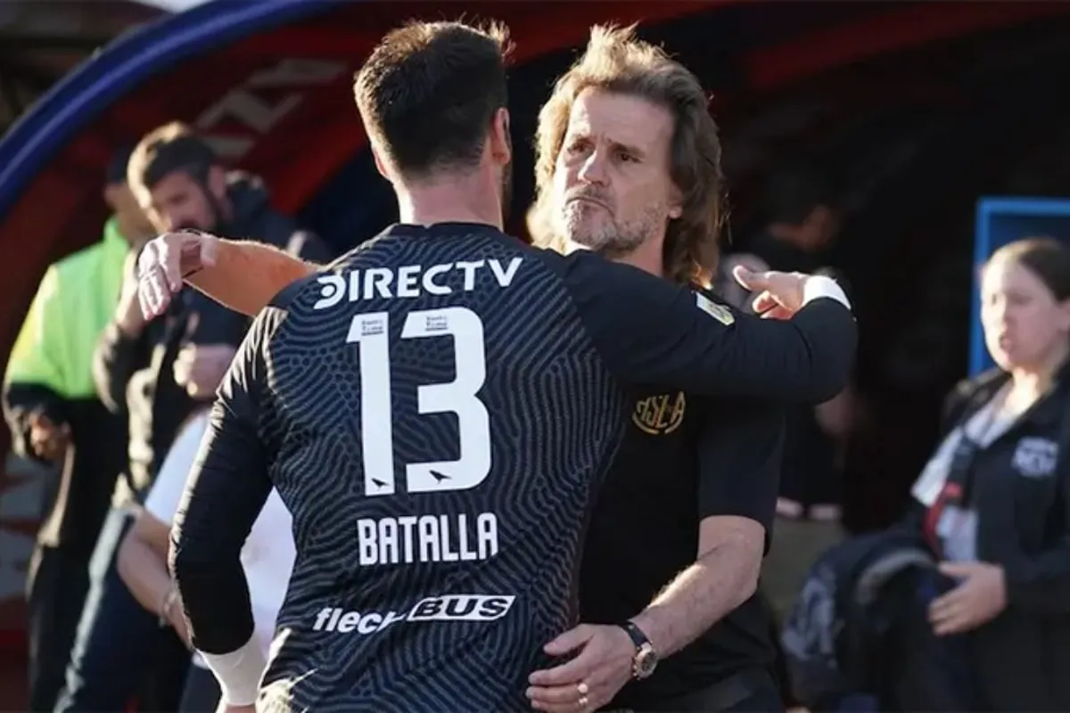 Augusto Batalla y Rubén Darío Insúa en San Lorenzo