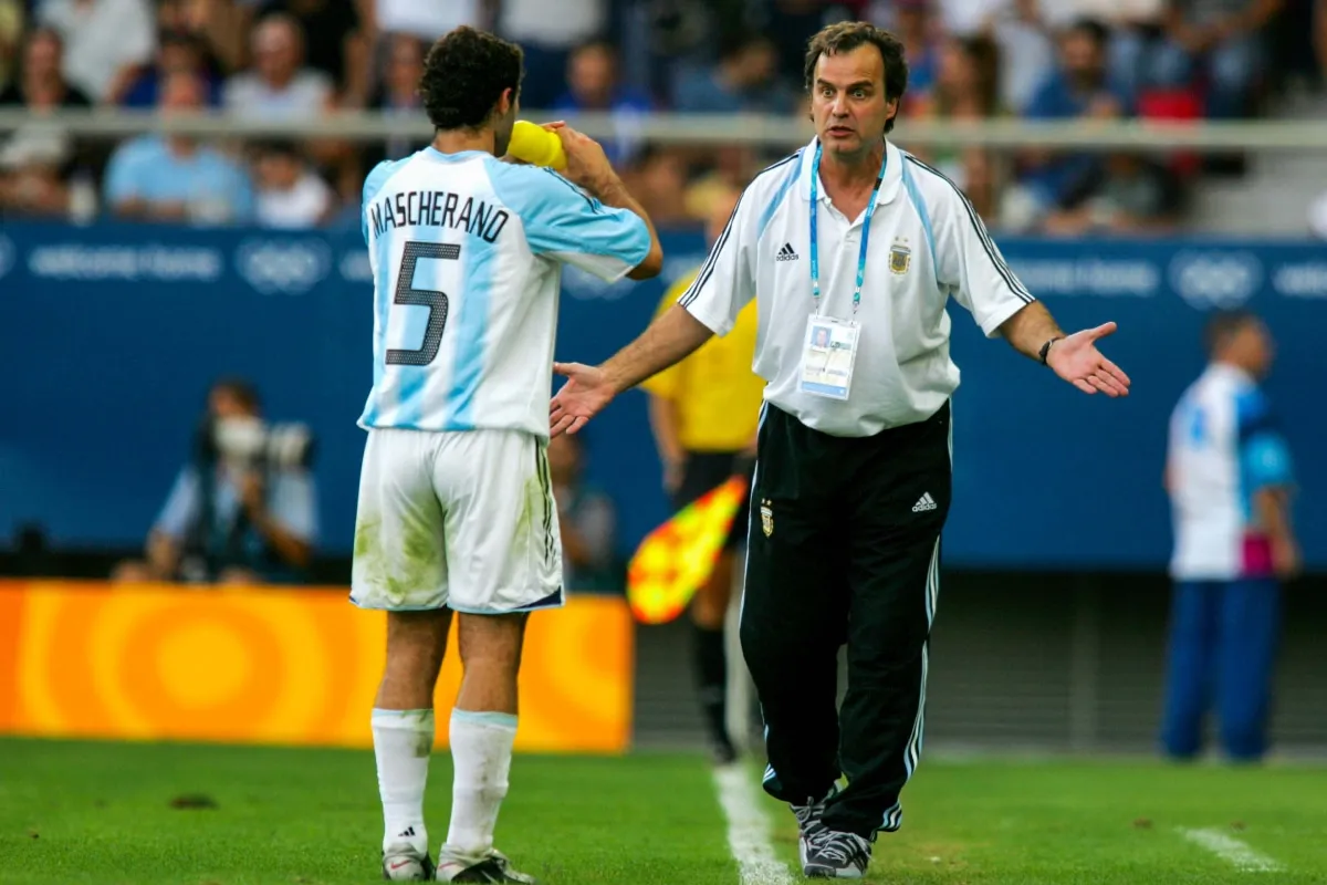 Javier Mascherano en los JJOO 2004 con Argentina