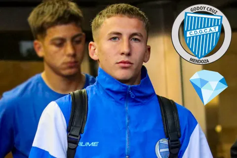 ¿Quién es Santino Andino, la joya de 19 años de Godoy Cruz que sorprende al fútbol argentino?