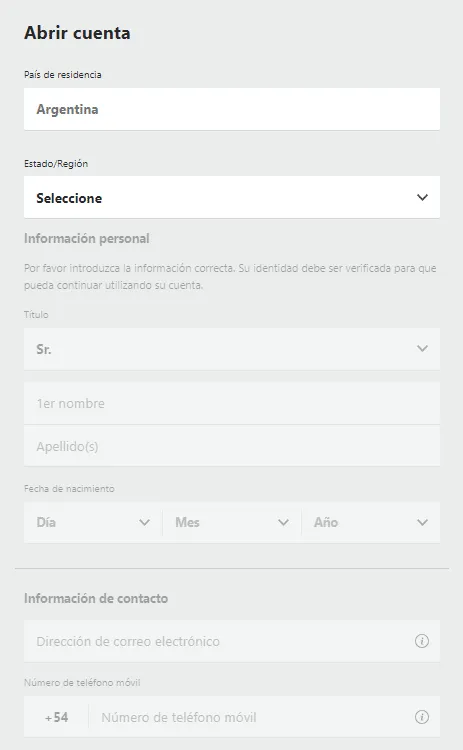 Abrir cuenta en Bet365 casino Argentina
