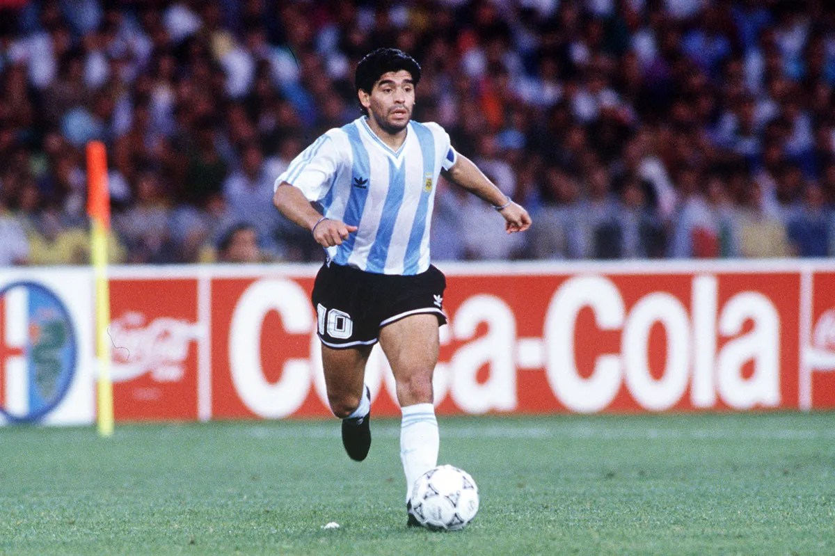 DIEGO MARADONA CAMPIONATI MONDIALI ITALIA 1990 ITALIA-ARGENTINA 3-4 DR PUBLICATIONxNOTxINxITA