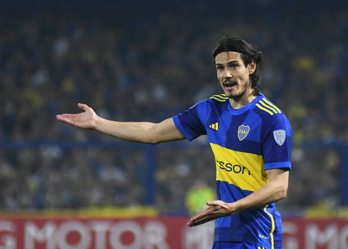 Edinson Cavani – Boca Juniors vs Independiente del Valle – Copa Sudamericana 2024 – 24 de julio de 2024 – Playoffs – Vue
