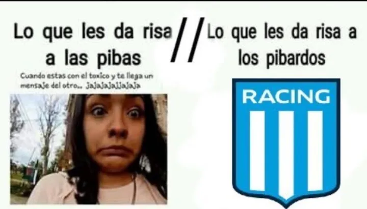 Meme de Racing